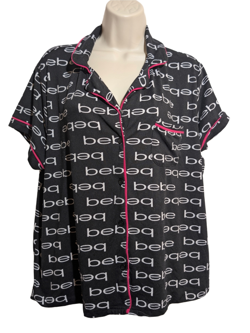 bebe | Short Sleeve Pajama Top